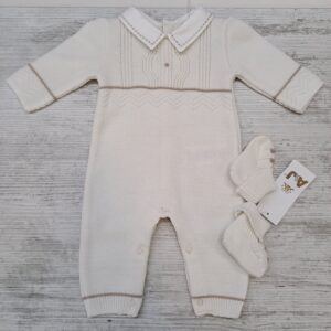 tutina con babbucce in lana a&j108