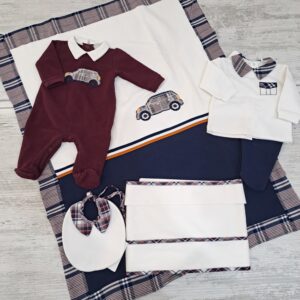 set nascita in felpa lalalù